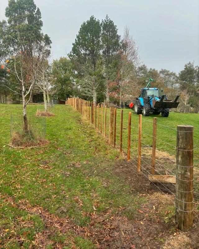 Rural fencing job in Rodney by Elite Lifestyle Services